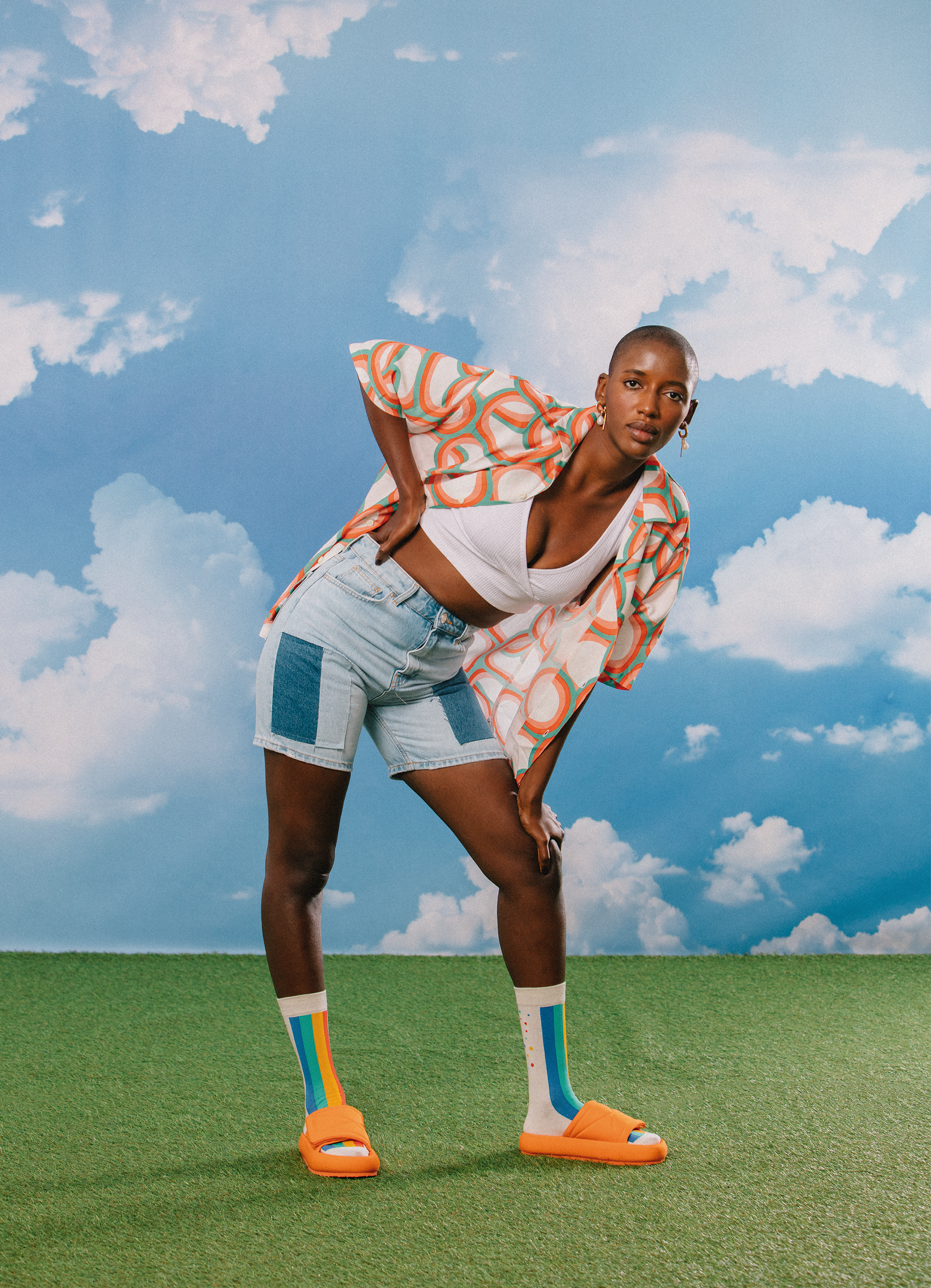 Rainbow Cake strømper - Multi